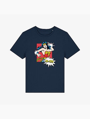 T-shirt Dames - WONDER WOMAN KA POW