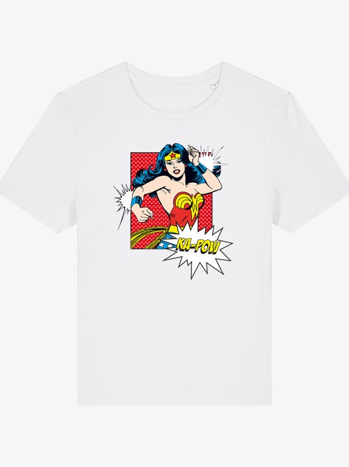 T-shirt Dames - WONDER WOMAN KA POW - Kiabi