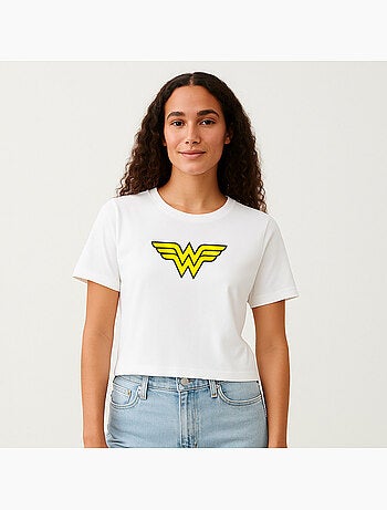 T-shirt Dames - WONDER WOMAN LOGO