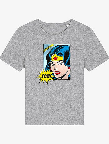 T-shirt Dames - WONDER WOMAN POW