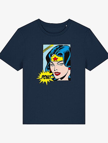 T-shirt Dames - WONDER WOMAN POW