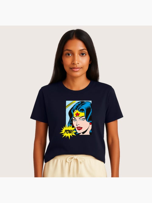 T-shirt Dames - WONDER WOMAN POW - Kiabi T-shirt Dames - WONDER WOMAN POW - Kiabi