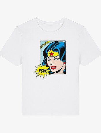 T-shirt Dames - WONDER WOMAN POW