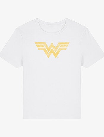 T-shirt Dames - WONDER WOMAN VINTAGE LOGO