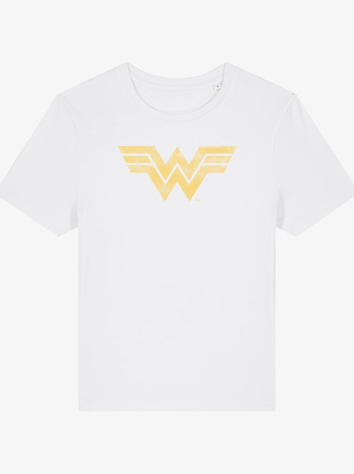 T-shirt Dames - WONDER WOMAN VINTAGE LOGO - Kiabi T-shirt Dames - WONDER WOMAN VINTAGE LOGO - Kiabi