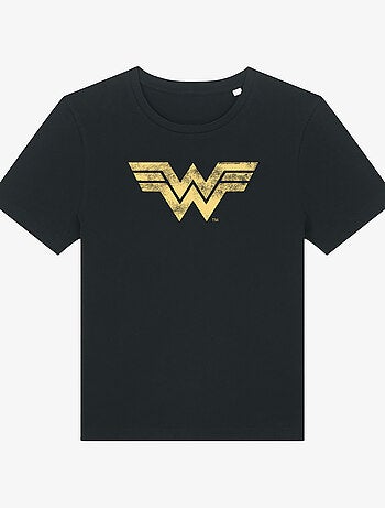 T-shirt Dames - WONDER WOMAN VINTAGE LOGO