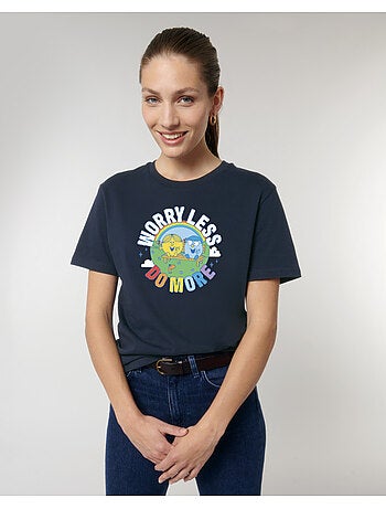T-shirt Dames - WORRY LESS DO MORE
