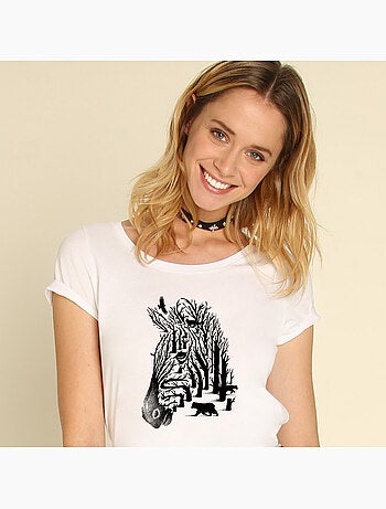 T-shirt Dames - ZEBRA