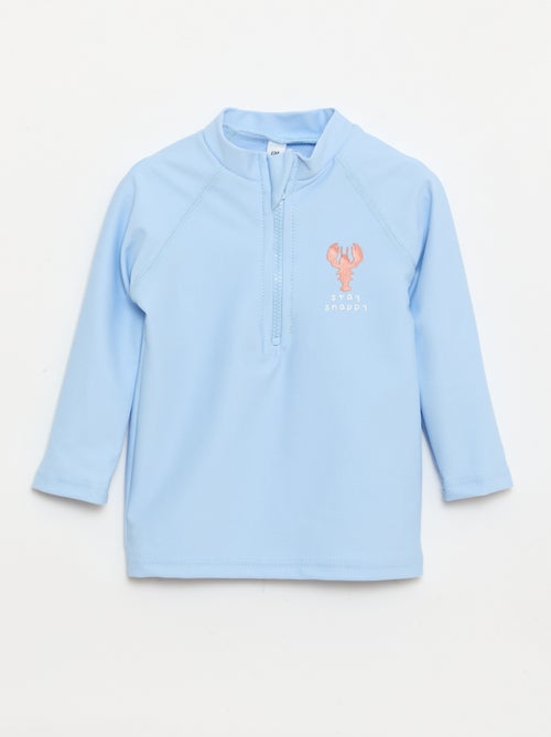 T-shirt de bain à manches longues - Kiabi