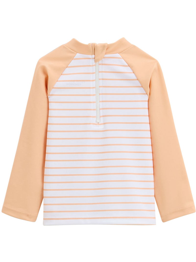 T-shirt de bain b?b? de protection UV Calvi Orange corail - Kiabi