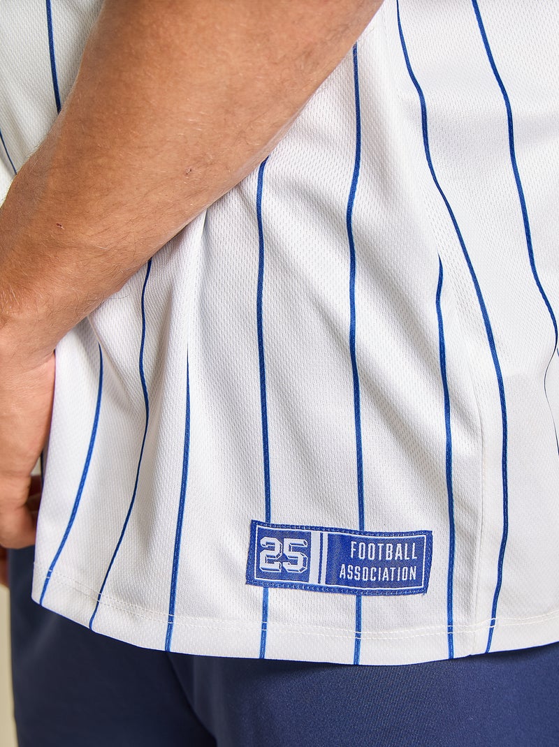 T-shirt de foot à manches corutes Blanc - Kiabi
