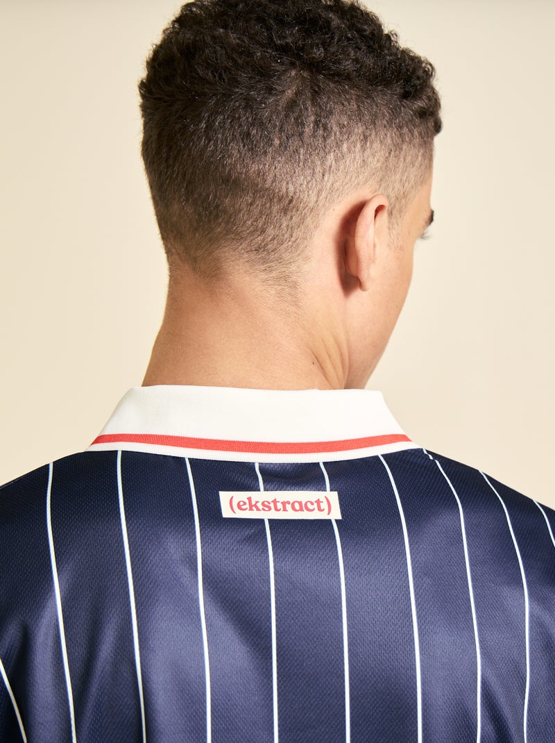 T-shirt de foot à manches courtes Bleu - Kiabi