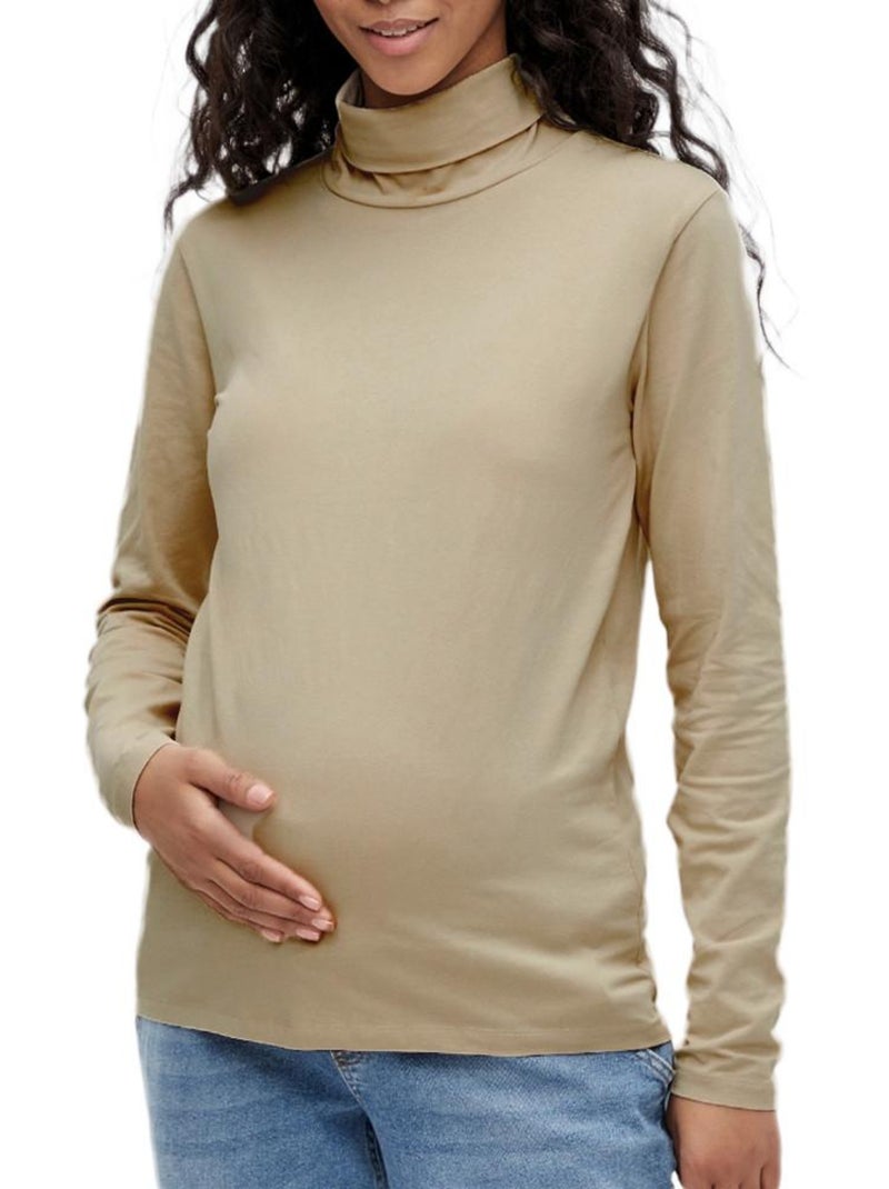 T-Shirt de Grossesse Femme Mamalicious Beige - Kiabi