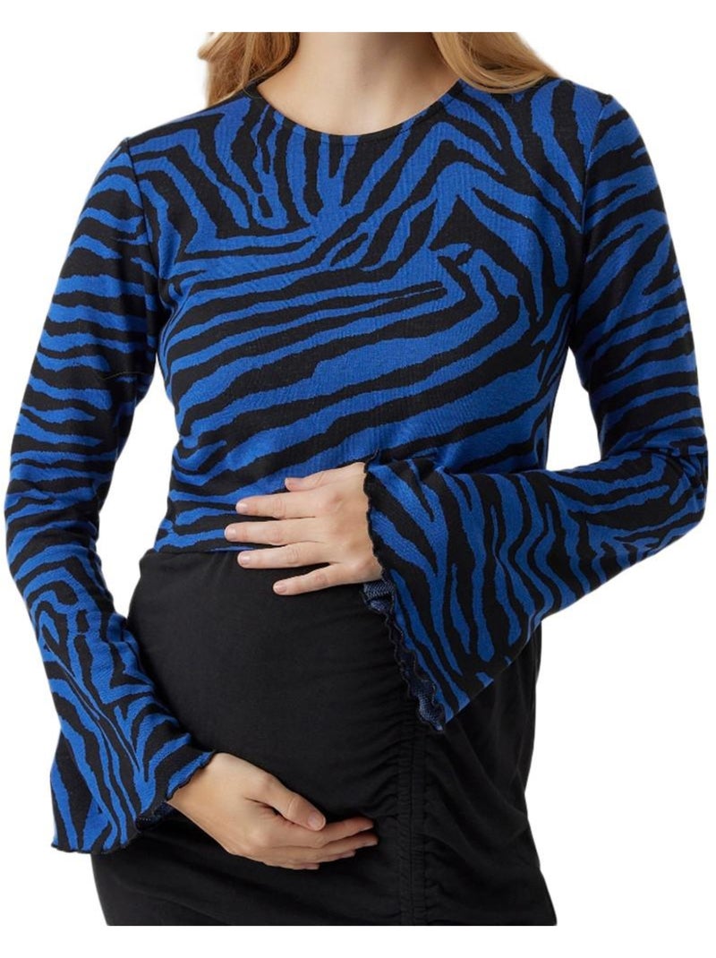 T-Shirt de Grossesse Femme Mamalicious Bleu - Kiabi