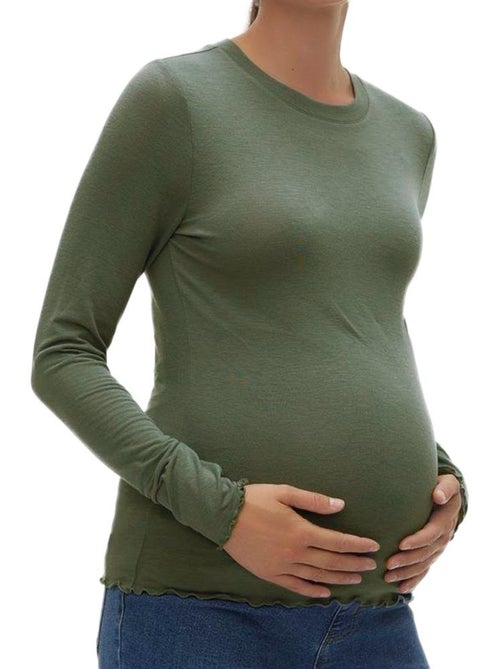 T-shirt de Grossesse Manches Longues Femme Vero Moda - Kiabi T-shirt de Grossesse Manches Longues Femme Vero Moda - Kiabi