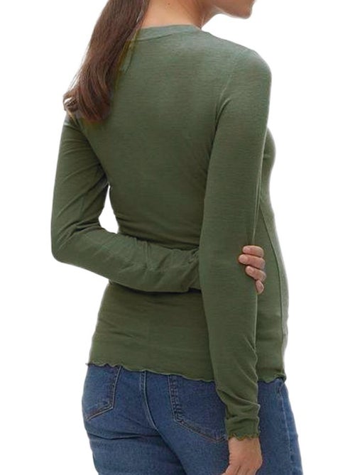 T-shirt de Grossesse Manches Longues Femme Vero Moda - Kiabi T-shirt de Grossesse Manches Longues Femme Vero Moda - Kiabi