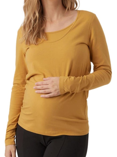 T-shirt de Grossesse Manches Longues Mamalicious - Kiabi T-shirt de Grossesse Manches Longues Mamalicious - Kiabi