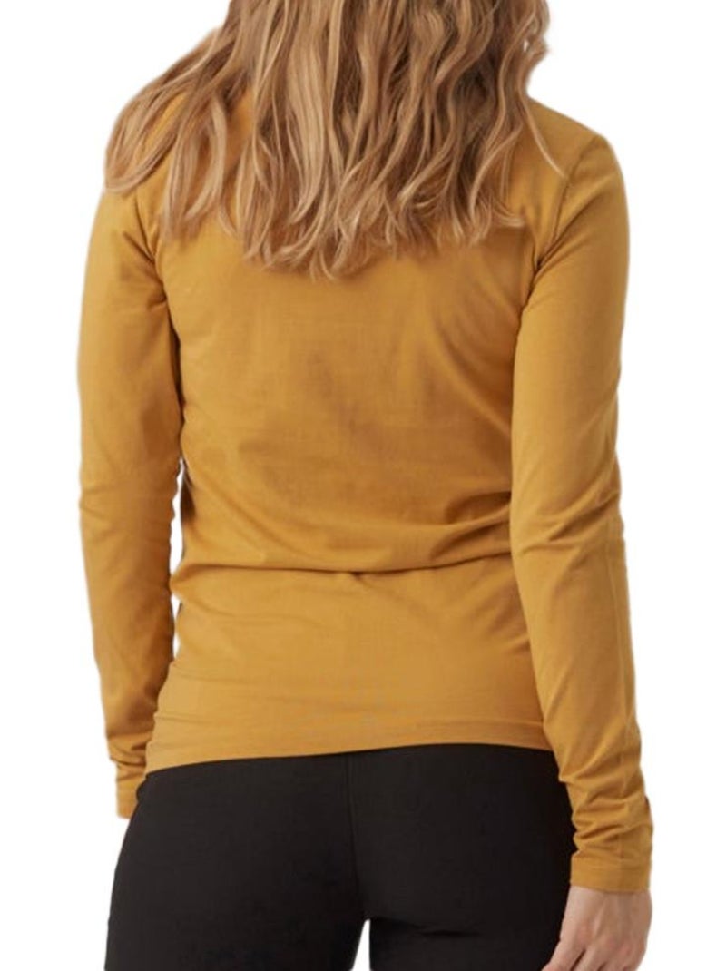 T-shirt de Grossesse Manches Longues Mamalicious Jaune - Kiabi
