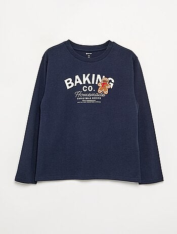 T-shirt de Noël à manches longues