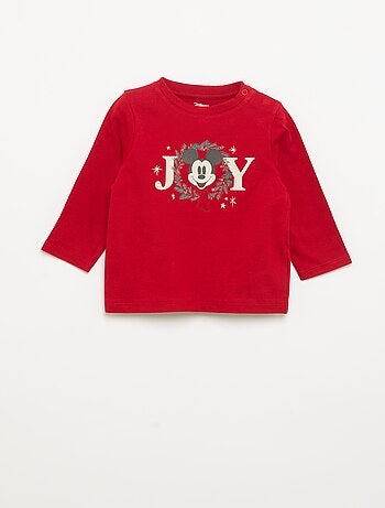 T-shirt de Noël à manches longues 'Disney' 'Stitch'