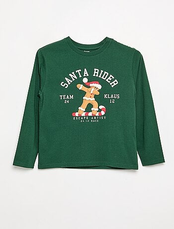 T-shirt de Noël à manches longues