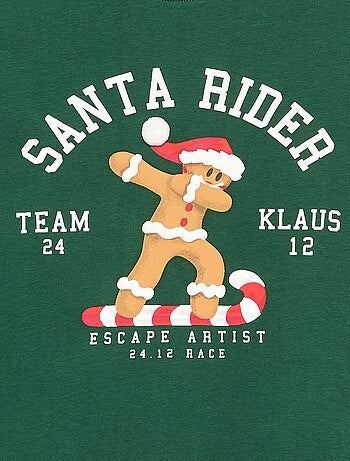 T-shirt de Noël à manches longues