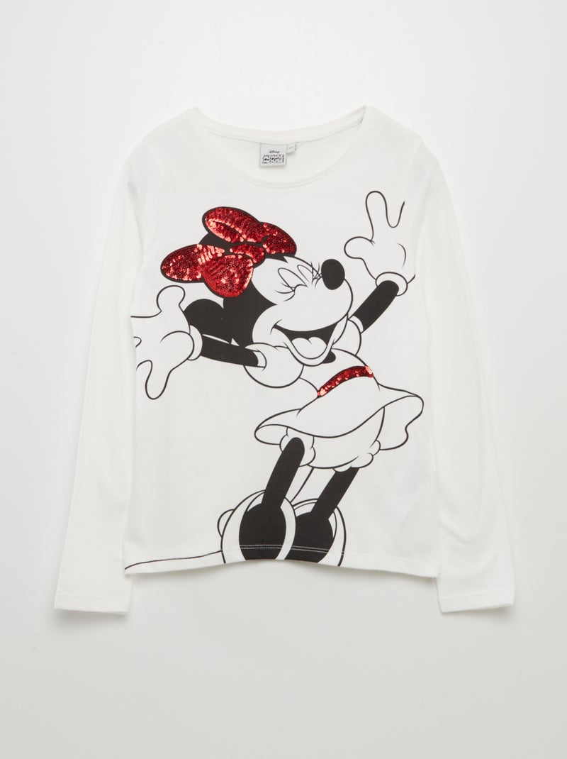 T-shirt de Noël 'Disney' Blanc - Kiabi