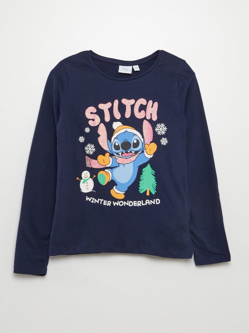 T-shirt de Noël 'Disney' Bleu - Kiabi