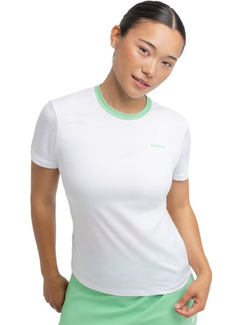 T-shirt de padel manches courtes femme padel femme pesaro - Kiabi