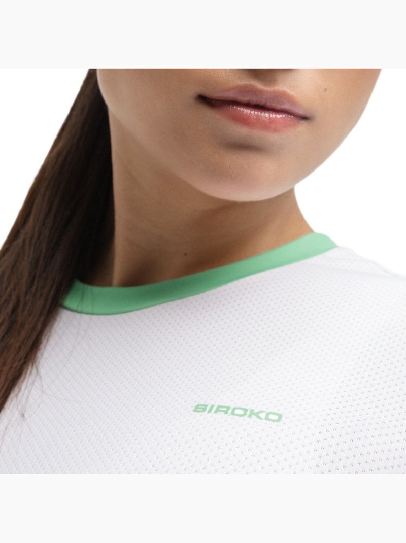 T-shirt de padel manches courtes femme padel femme pesaro Blanc - Kiabi