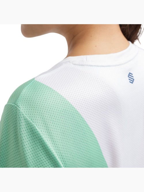 T-shirt de padel manches courtes femme padel femme pesaro erit - Kiabi