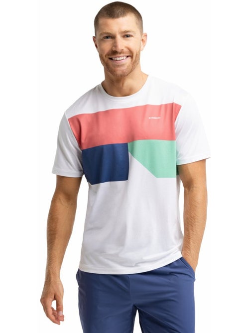 T-shirt de padel manches courtes homme padel homme round erit - Kiabi