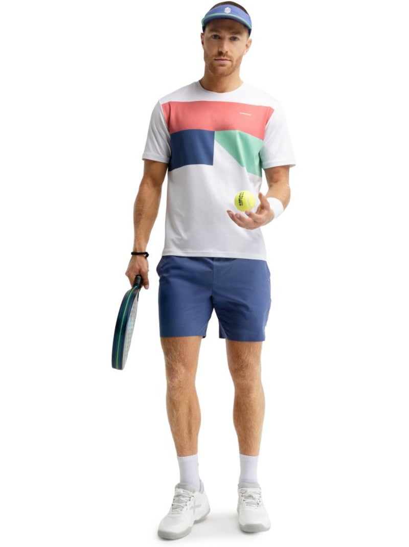 T-shirt de padel manches courtes homme padel homme round erit Multicolore - Kiabi