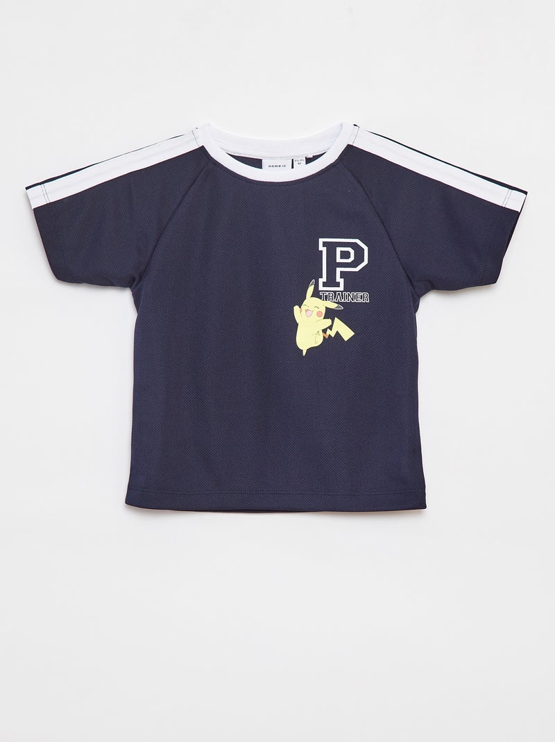 T-shirt de sport à manches courtes 'Pokémon' 'Name It' BLEU - Kiabi