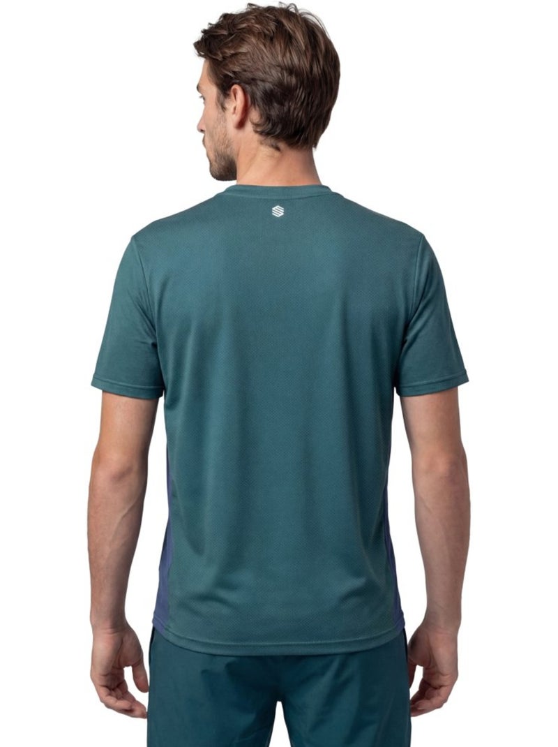T-shirt de tennis manches courtes homme tennis homme lob Vert - Kiabi