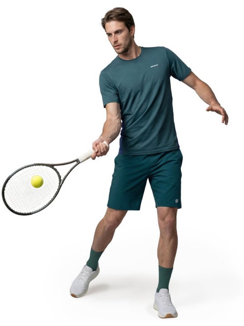 T-shirt de tennis manches courtes homme tennis homme lob - Kiabi
