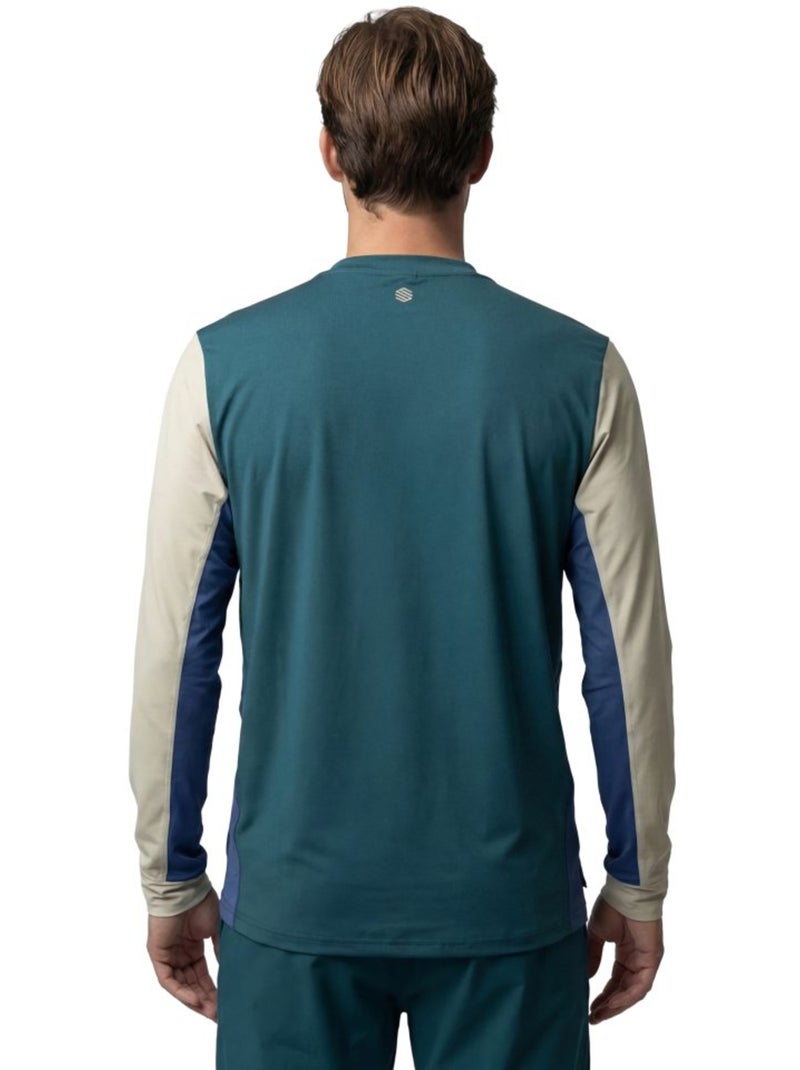 T-shirt de tennis manches longues homme tennis homme roma Vert - Kiabi