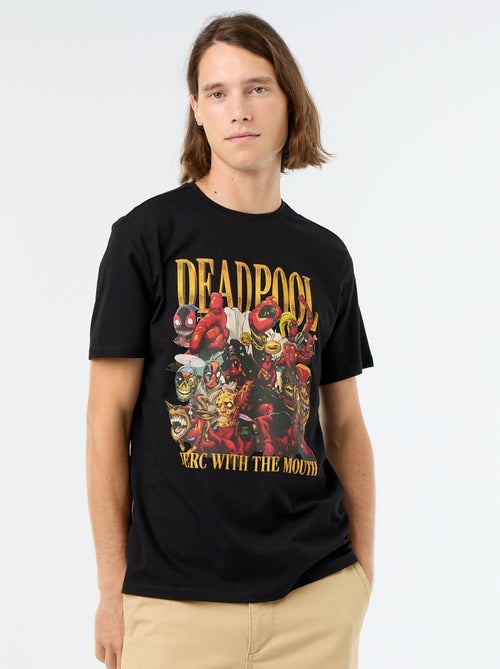 T-shirt 'Deadpool' 'Marvel' à manches courtes - Kiabi