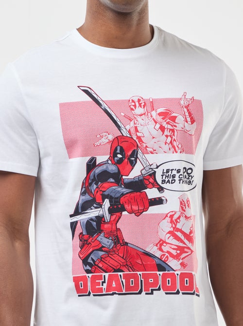 T-shirt 'Deadpool' 'Marvel' manches courtes - Kiabi