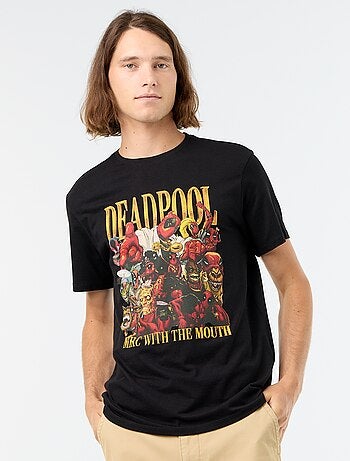 T-shirt 'Deadpool' 'Marvel' met korte mouwen