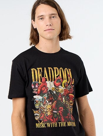 T-shirt 'Deadpool' 'Marvel' met korte mouwen