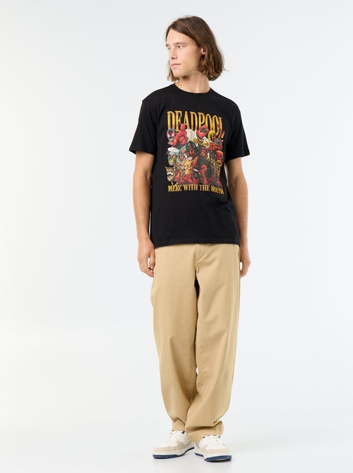 T-shirt 'Deadpool' 'Marvel' met korte mouwen - Kiabi