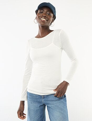 T-shirt débardeur 2-en-1