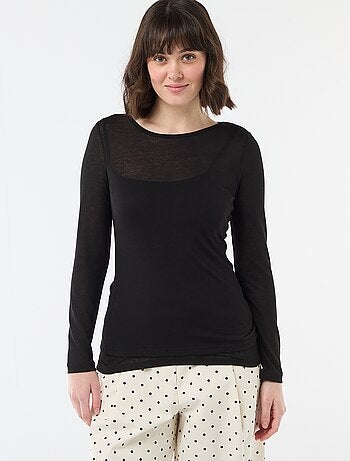 T-shirt débardeur 2-en-1