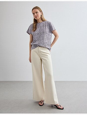 T-shirt dierenprint, MO Fashion