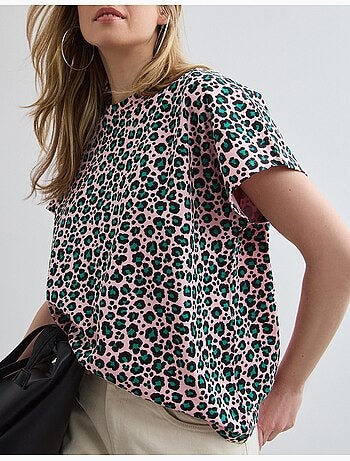 T-shirt dierenprint, MO Fashion