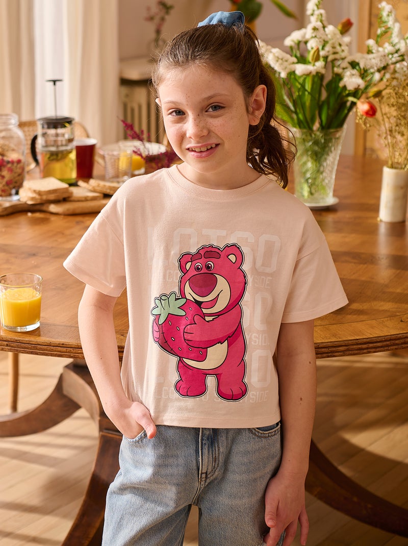 T-shirt 'Disney' à manches courtes Rose - Kiabi