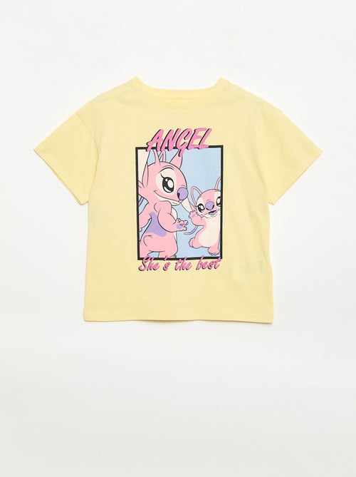 T-shirt 'Disney' 'Angel' van effen katoen - Kiabi