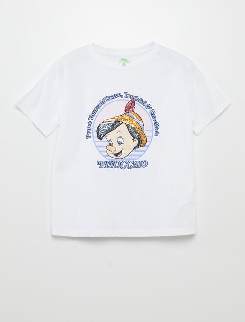 T-shirt 'Disney' avec sequins - Kiabi