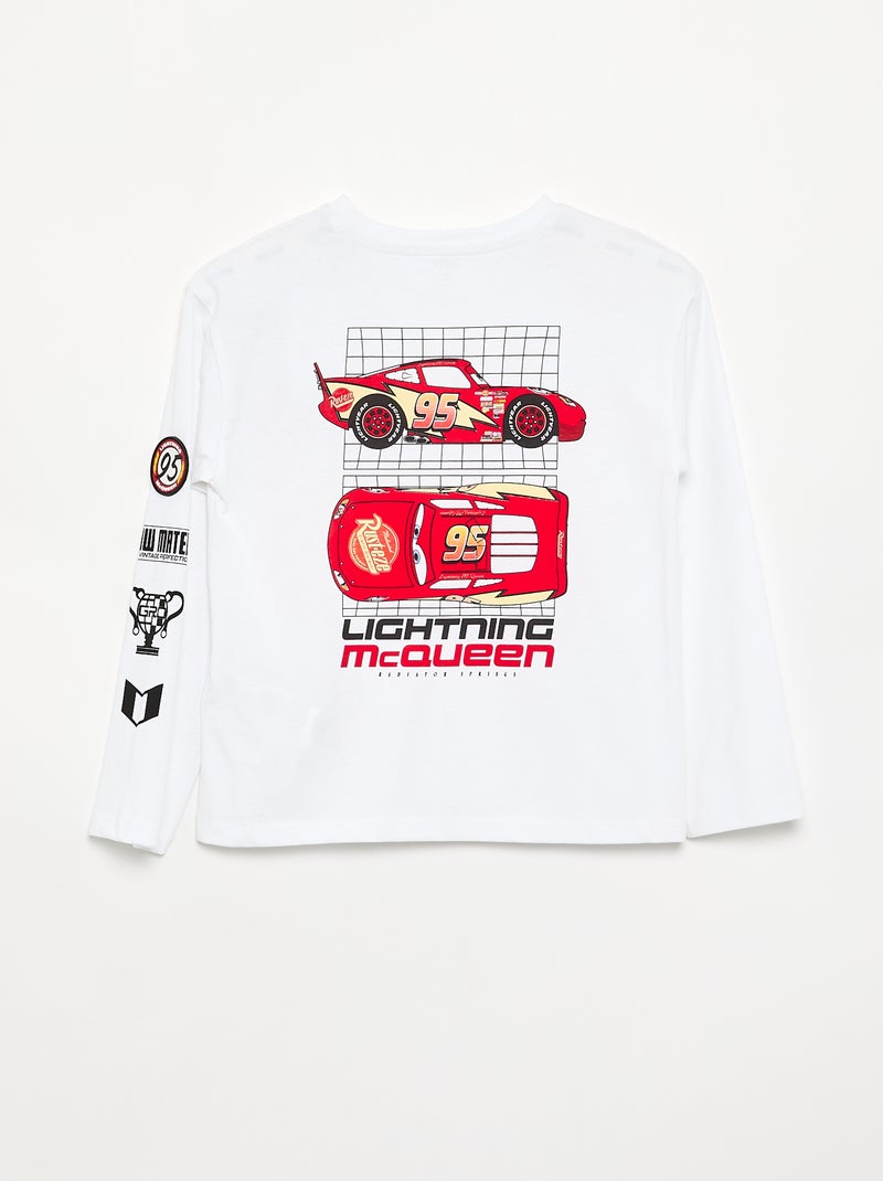 T-shirt \'Disney\' \'Cars\' Wit - Kiabi